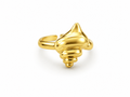 Gold Conch Shell Ring