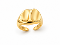Gold Double Cloud Ring