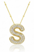 Iced Initial necklace | S