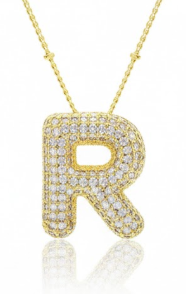 Iced Initial Necklace | R